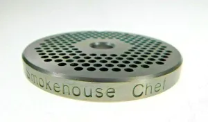 Size #12 x 3/16" (4.5mm) holes for meat grinder. STAINLESS STEEL Fits Lem, Cabelas, Weston Ships fast from Smokehouse Chef