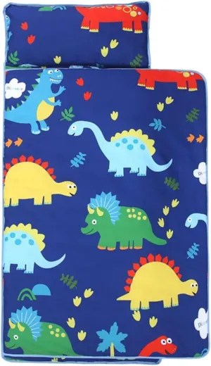 Sleep Carpet, nap Carpet for Young Children with Pillow and Anti-asinate Thermal Blanket Sleeping with Handle 45x20 Roll up Kids Sleep Saps Mats for Daycare Preschool