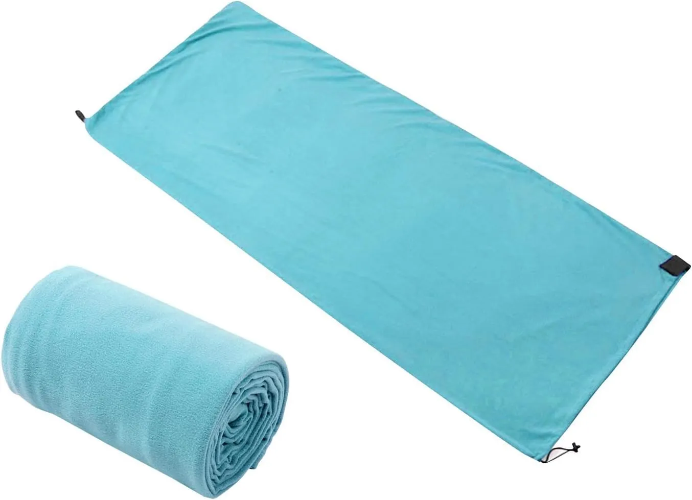 Sleeping Bag Liner Polar Fleece Unfolding 180x80cm Backpacking Blanket Accessory Versatile for Warm Or Cold Weather with Zipper Travel Sheet
