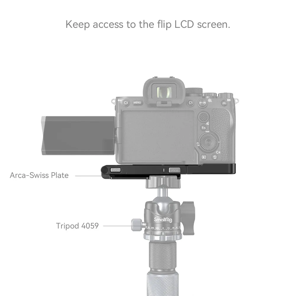 SmallRig 3984 Foldable L-Shape Mount Plate F/A7R V, A7 IV, A7S III