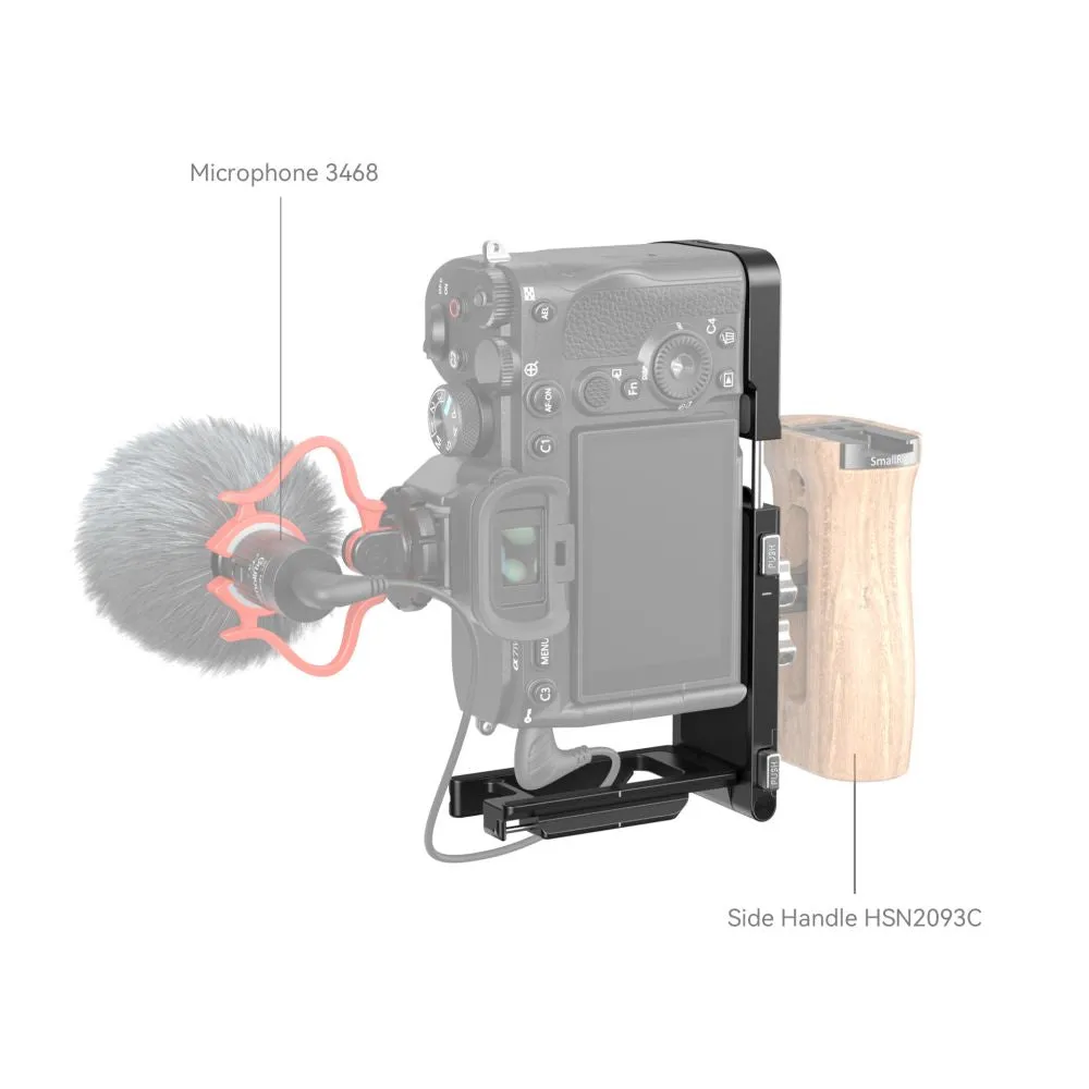 SmallRig 3984 Foldable L-Shape Mount Plate F/A7R V, A7 IV, A7S III