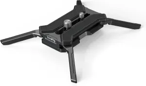 SMALLRIG Quick Release Plate for Arca-Type, Max. Load 44.1lb (20kg), Foldable Quadruped Support for Camera Lenses Within 5.9inch (15cm), Anti-Twist and Non-Slip Design - 3913