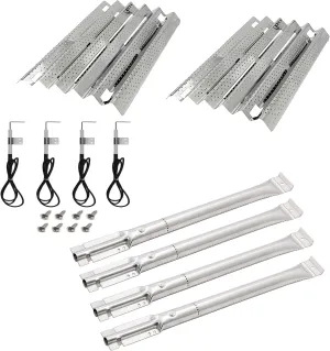 SN1931 (2-Pack) SA5641 (2-Pack) Repair Kit for Nexgrill 720-0432; Costco 720-0193, 720-0432 Kirkland 720-0432 Burner Heat Plate Igniter Electrode