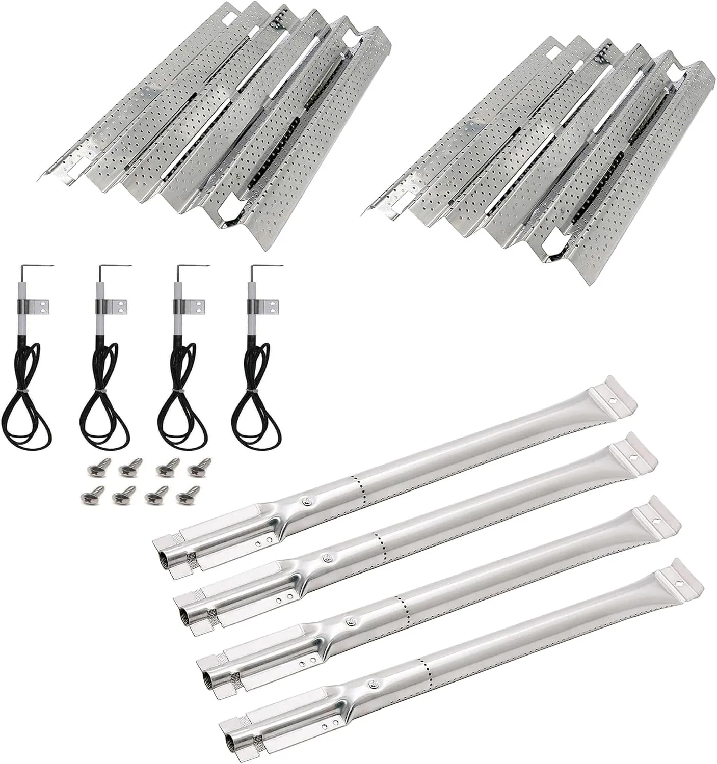 SN1931 (2-Pack) SA5641 (2-Pack) Repair Kit for Nexgrill 720-0432; Costco 720-0193, 720-0432 Kirkland 720-0432 Burner Heat Plate Igniter Electrode