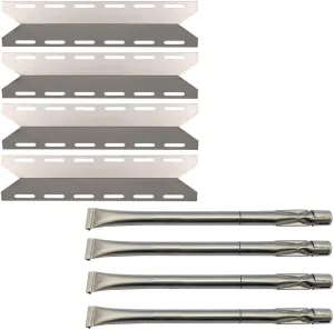 SN2341 (4-Pack) SA0361 (4-Pack) 17 5/16" Heat Plate and Burner Replacement For Charmglow 720-0234 For Nexgrill 720-0033, 720-0234, 720-0289