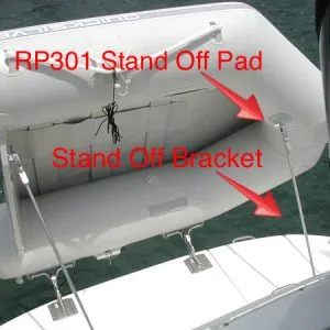 Snap Davit Stand Off Pad