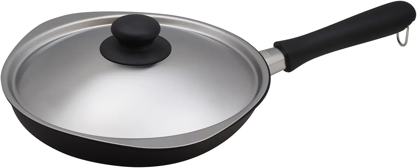 Sori Yanagi Carbon Steel Pan Magma Plate 9.84" with Lid