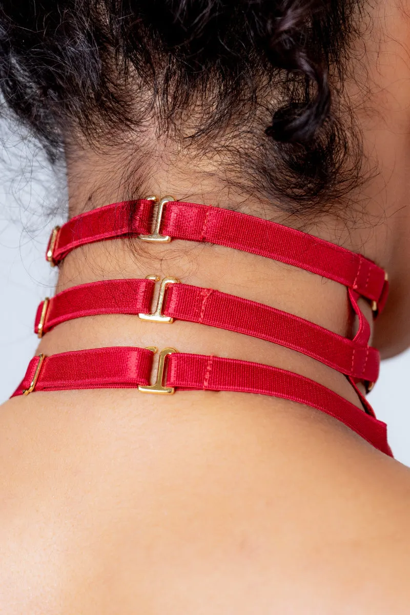 Sorte NYX Top Harness - Red