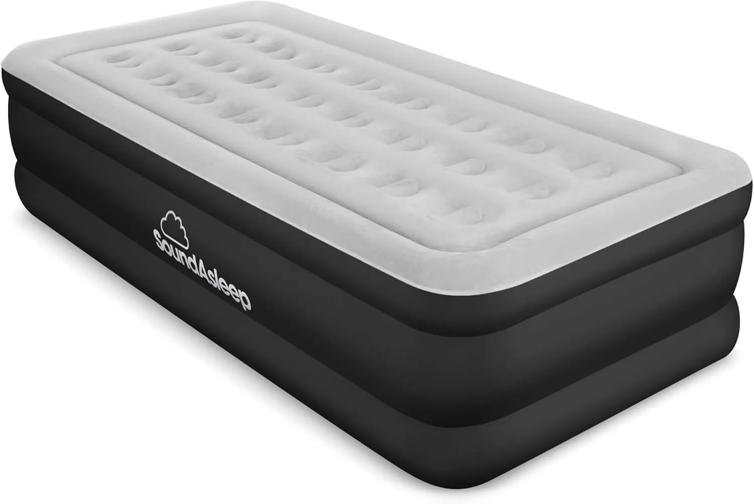 SoundAsleep Dream Series Luxury Air Mattress with ComfortCoil Technology & Built-in High Capacity Pump for Home & Camping- Double Height, Adjustable, Inflatable Blow Up, Portable - Twin XL Size