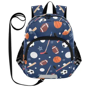 Sports Equipment Star Navy Toddler Harness Backpack for Boys Girls 3-6 Years Kids Backpack with Anti Lost Safety Leash Baby Harness Bookbag for Travel Walking Preschool