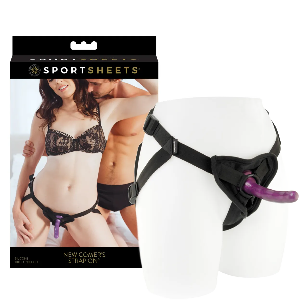 Sportsheets New Comers Strap-On & Dildo Set