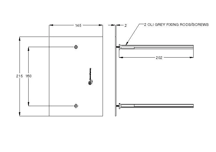 SS Anti-Vandal Inwall OLI Cistern Service Access Plate