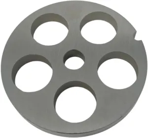 STAINLESS #12 X 3/4" (20 MM) EXTRA LARGE Grind Meat Grinder Disc Plate Hobart Cabelas LEM. From Smokehouse Chef