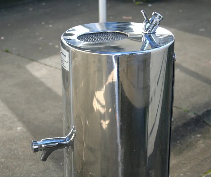 Stainless Steel Drinking Fountain - Mount Taranaki