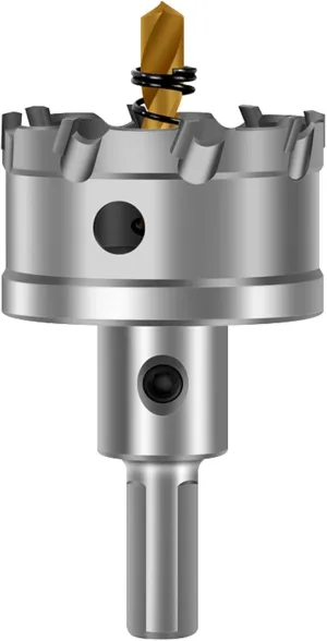 Stainless Steel Hole Opener, Special Alloy Drilling bit for Thick Iron Plate, Stainless Steel Plate reaming Metal Opener (Size : Titanium Plated Center Drill)