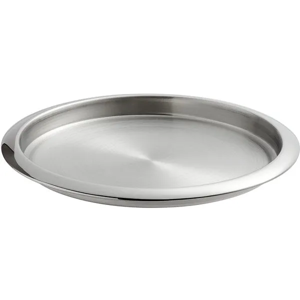 Stainless Steel Matt Finish Bar Tray, 14" Round