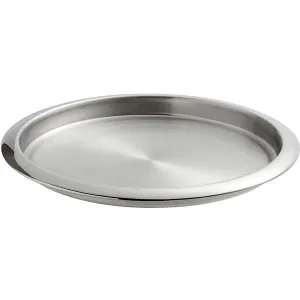 Stainless Steel Matt Finish Bar Tray, 14" Round