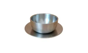 Stainless Steel Matt Finish Double Wall Soup Bowl Set, 200 ML