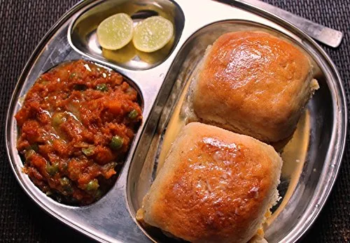 Stainless Steel Oval Pav Bhaji Plate/Thali, Small, 9.7"