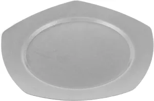 Stainless Steel Tray Plate Multifunctional Decorative Plate for Pasta Sushi Appetizers Snack Dinner Bbq Cake