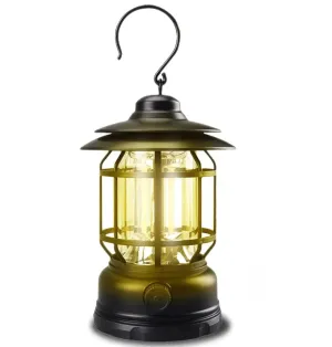 Stepless Dimming COB Portable Waterproof Rechargeable Camping Lantern