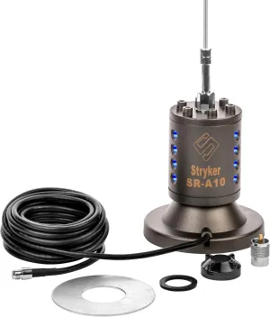 Stryker SR-A10MM Magnetic Mount CB & 10-Meter Radio Antenna