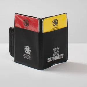 SUMMIT Football Australia Endorsed Referee Cards and Wallet