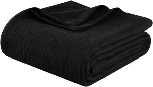 Superior 100% Cotton Thermal Blanket, Soft and Breathable Cotton for All Seasons, Bed Blanket and Oversized Throw Blanket with Luxurious Diamond Weave - King Size, burgundy