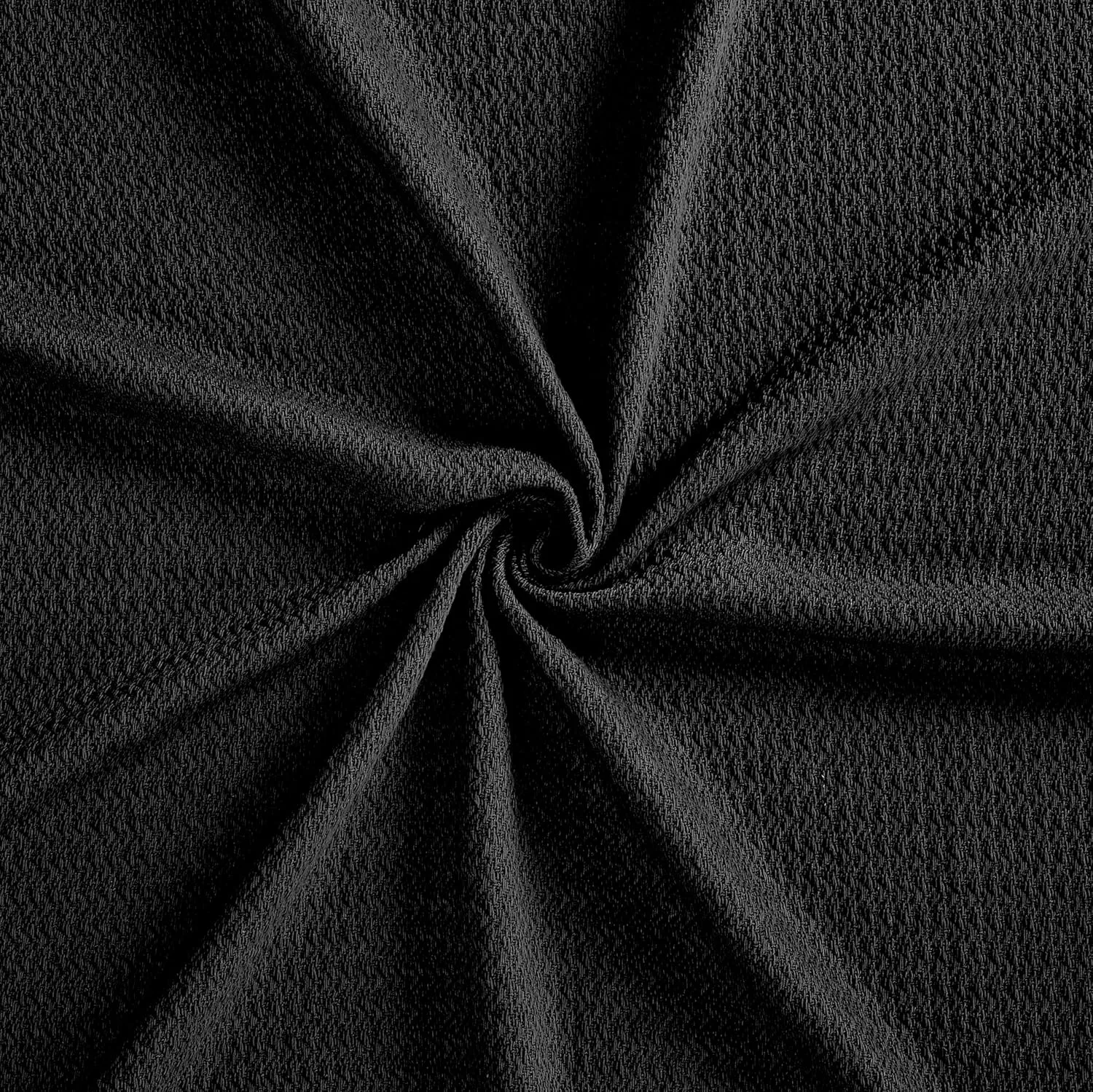 Superior Waffle Weave Cotton Blanket, for Picnic, Beach, Traveling or Camping, Comfy Blanket, Bedroom Decor, Essentials, Cover for Bed, Couch, Lounging, Honeycomb Knit, Twin, Black