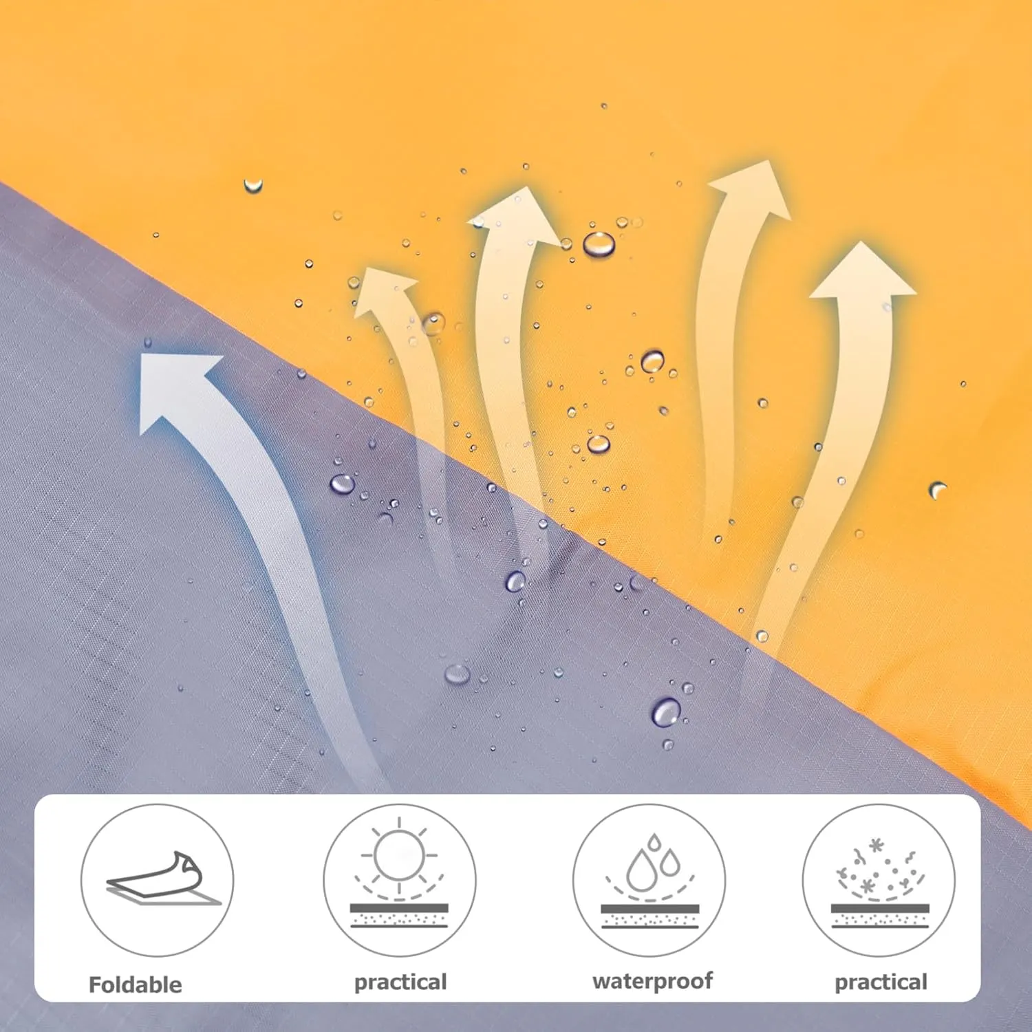 SUPVOX 1pc Outdoor Picnic Blanket Lightweight Beach Mat for Camping Hiking and Beach Use Durable Easy to Clean Multi-Scene Versatile Ground Mat