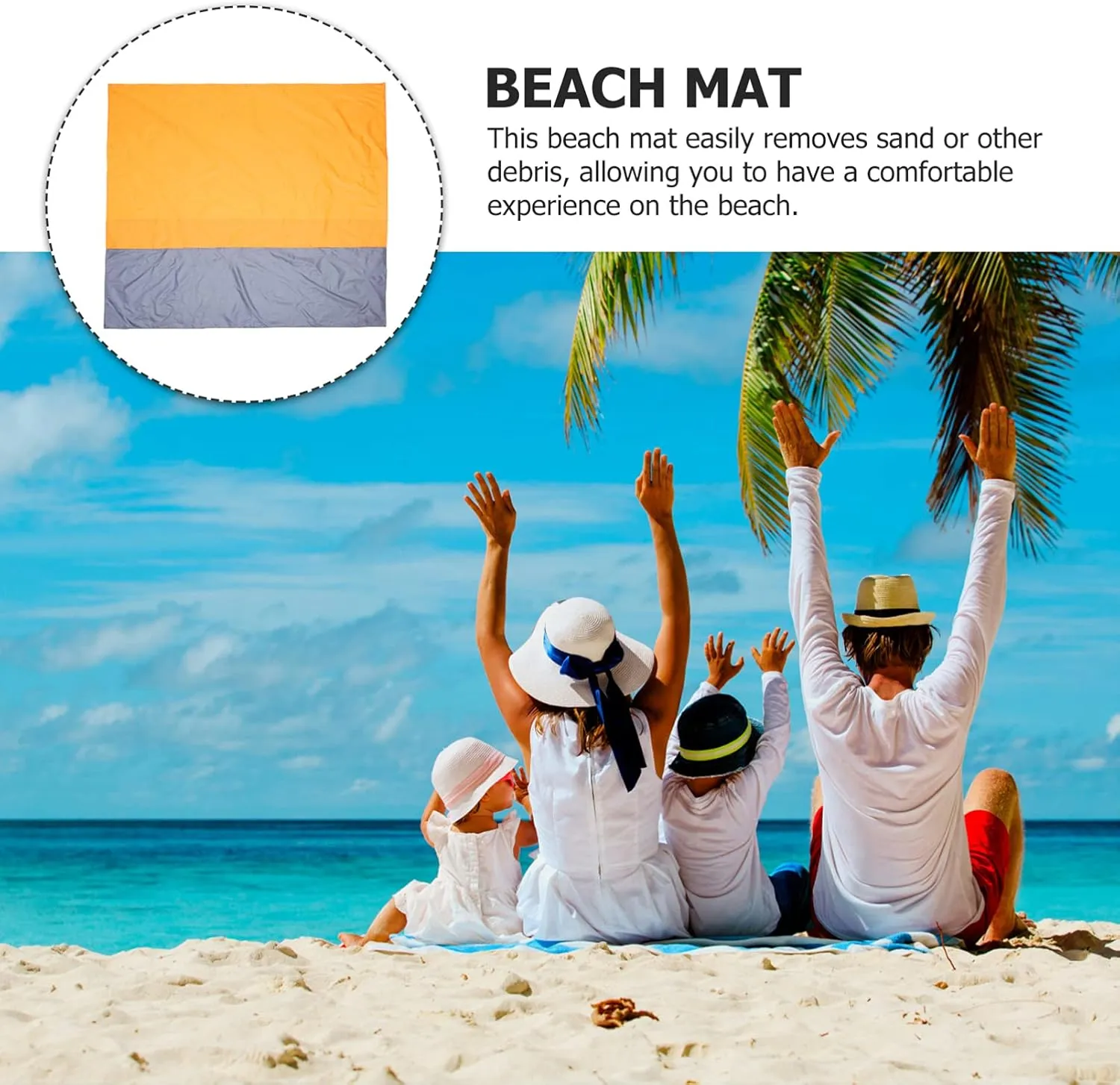 SUPVOX 1pc Outdoor Picnic Blanket Lightweight Beach Mat for Camping Hiking and Beach Use Durable Easy to Clean Multi-Scene Versatile Ground Mat