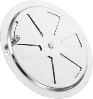 SUPVOX Round Stainless Steel Butterfly Ventilation Plate Vent Cover with Handle for Yachts Rvs and Mobile Spaces Enhanced Airflow Control and Comfort