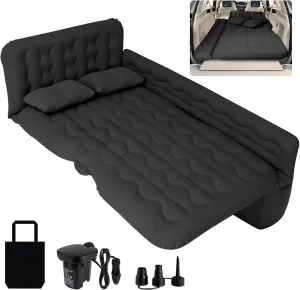 SUV Air Mattress Camping Bed - Car Mattress Back Seat Portable Foldable Car Air Bed Sleeping Pad Car Bed Mattress for Sedan Truck