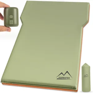 SUV Air Mattress Car Bed Camping, Inflatable Car Camping Pad with Air Pump, Ultrathick Memory Foam Camping Mattress, 9.0 R-Value Insulated Sleeping Pad 2 Person, Camping Mat for Hiking and Backpacking