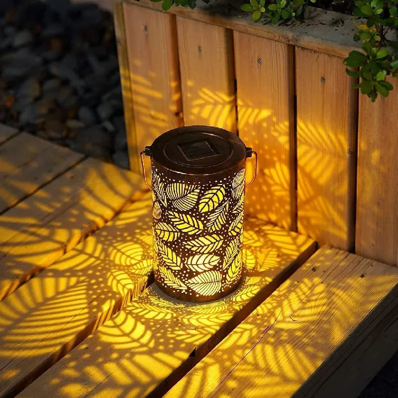 TAAVITA LANTERN - Illuminated Leaf Garden Lantern for Romantic Lighting