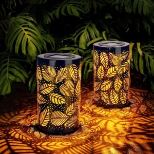 TAAVITA LANTERN - Illuminated Leaf Garden Lantern for Romantic Lighting