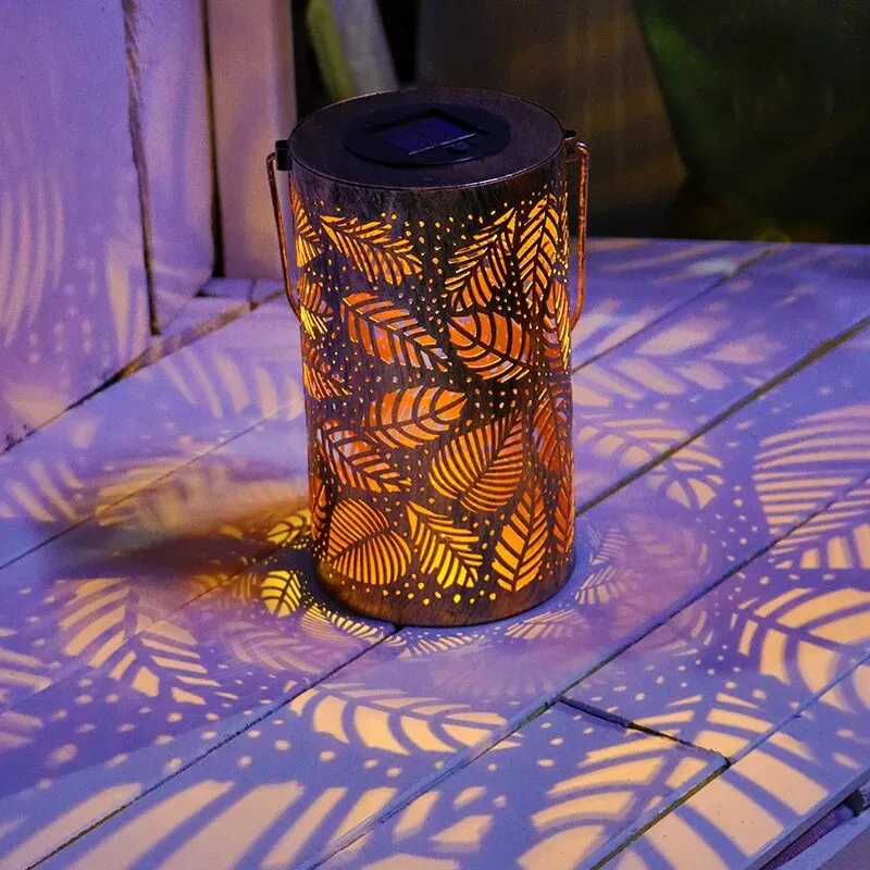 TAAVITA LANTERN - Illuminated Leaf Garden Lantern for Romantic Lighting