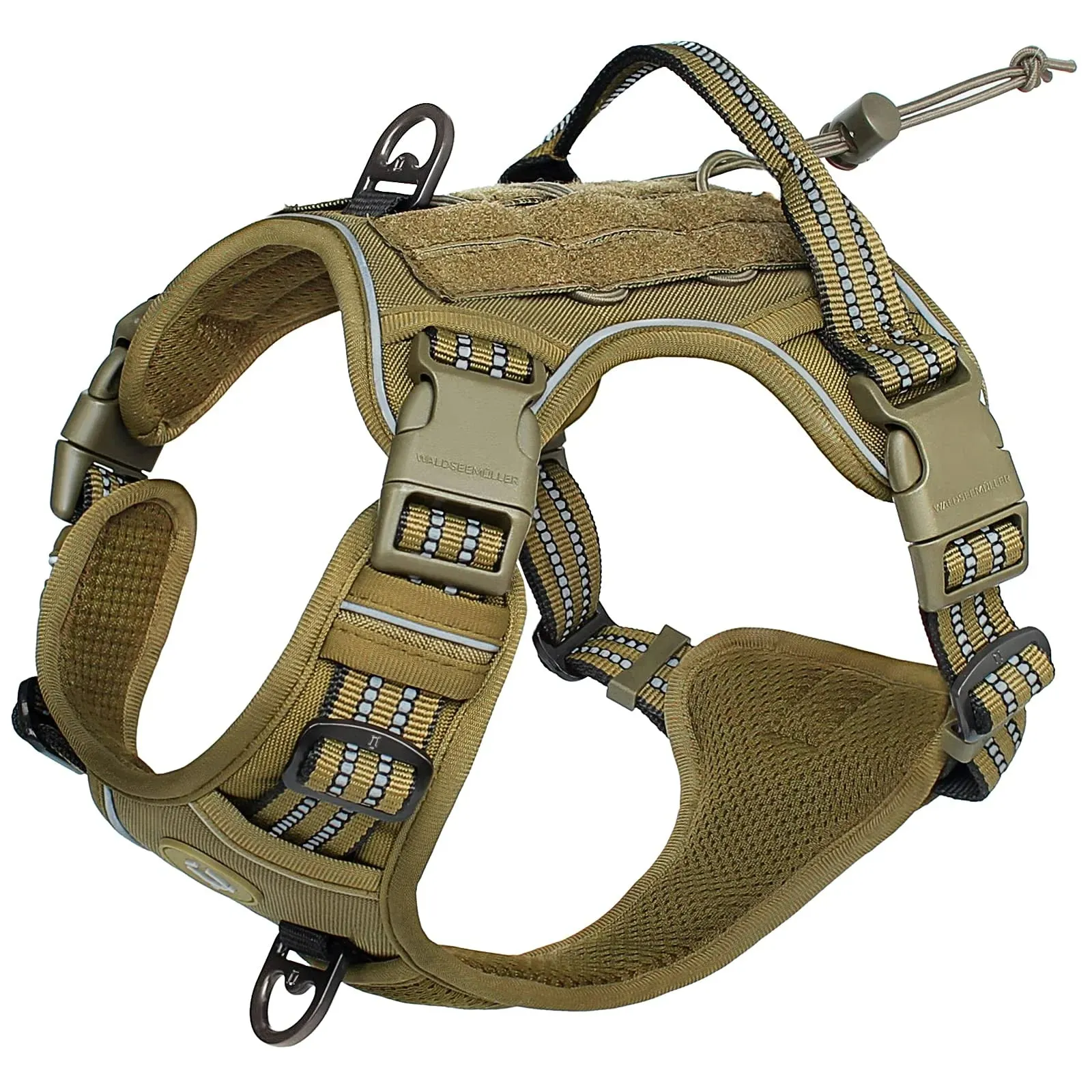 Tactical Dog Harness - No Pull Adjustable and Reflective