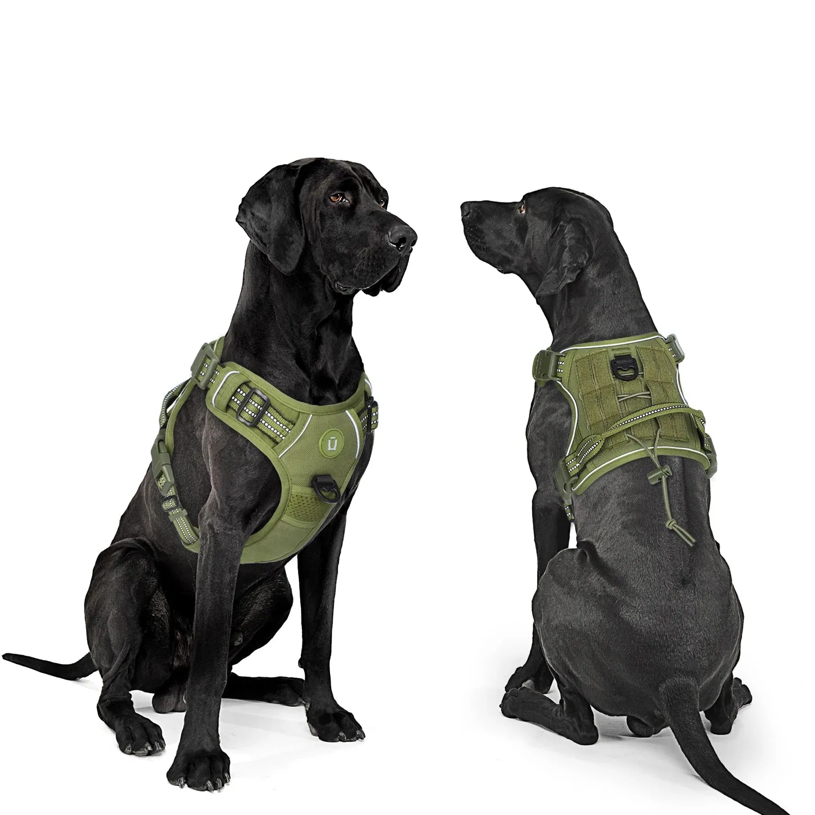 Tactical Dog Harness - No Pull Adjustable and Reflective