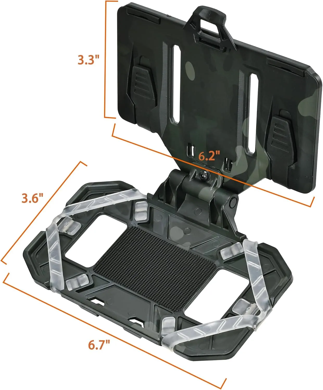 Tactical Plate Carrier Phone Mount, Universal Molle Phone Holder,Tactical Phone Holder Foldable Navigation Board for Tactical Vest Attachments
