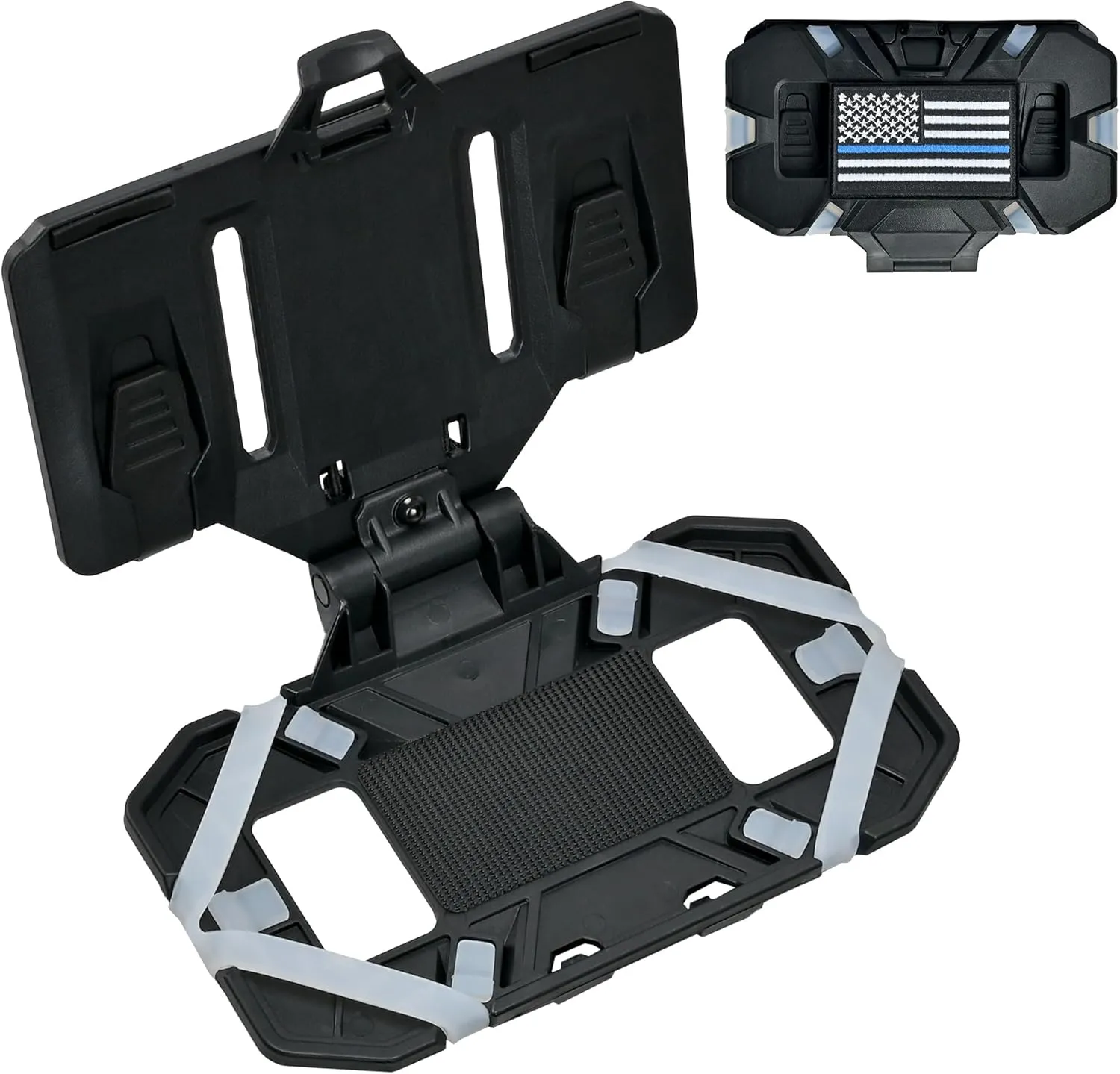 Tactical Plate Carrier Phone Mount, Universal Molle Phone Holder,Tactical Phone Holder Foldable Navigation Board for Tactical Vest Attachments