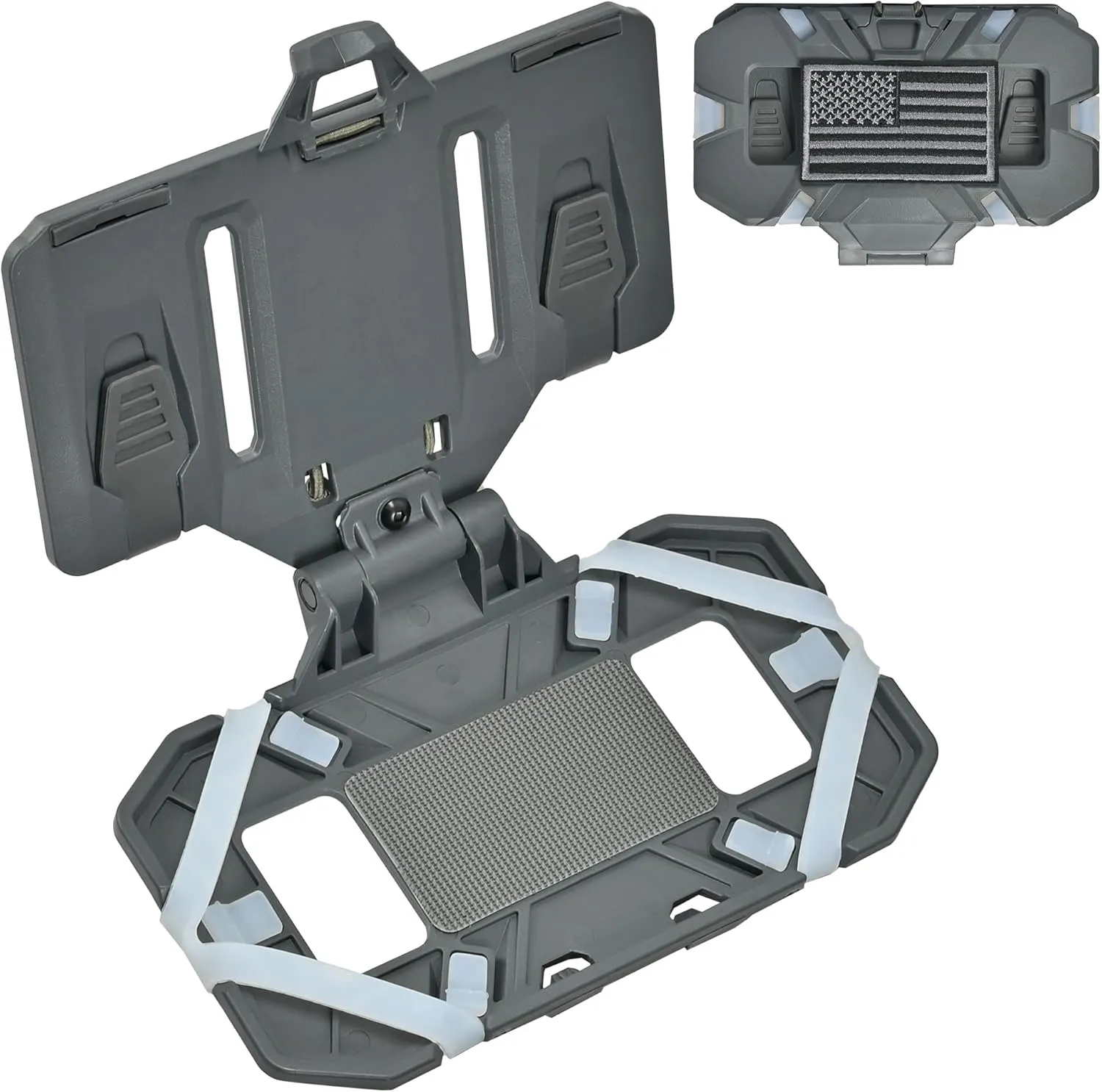 Tactical Plate Carrier Phone Mount, Universal Molle Phone Holder,Tactical Phone Holder Foldable Navigation Board for Tactical Vest Attachments