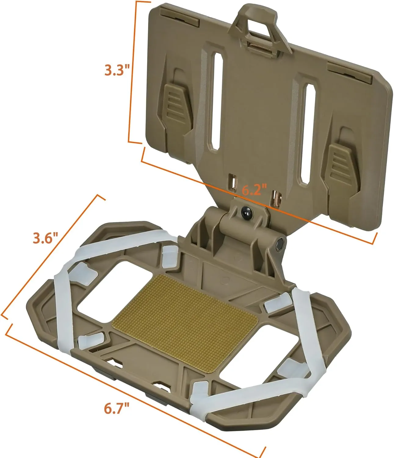 Tactical Plate Carrier Phone Mount, Universal Molle Phone Holder,Tactical Phone Holder Foldable Navigation Board for Tactical Vest Attachments
