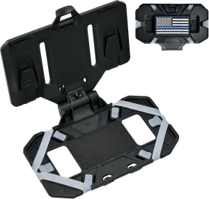 Tactical Plate Carrier Phone Mount, Universal Molle Phone Holder,Tactical Phone Holder Foldable Navigation Board for Tactical Vest Attachments