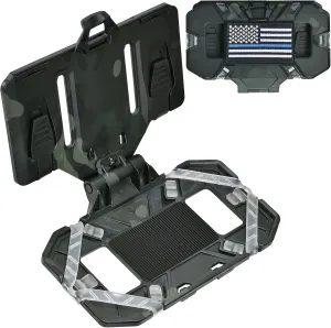 Tactical Plate Carrier Phone Mount, Universal Molle Phone Holder,Tactical Phone Holder Foldable Navigation Board for Tactical Vest Attachments