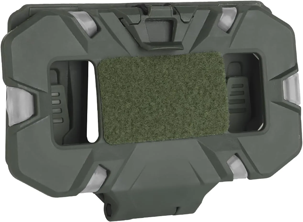 Tactical Plate Carrier Vest Attachments Universal Phone Chest Mount for Screen Size 4.7"-6.7" Molle Foldable Navigation Phone Holder Board