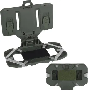 Tactical Plate Carrier Vest Attachments Universal Phone Chest Mount for Screen Size 4.7"-6.7" Molle Foldable Navigation Phone Holder Board