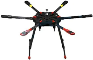 TAROT TL6X001 X6 6 Axis Umbrella Carbon Fiber Airframe Foldable Hexacopter Frame Kit Electronic Retractable Landing Skid for DIY RC FPV Drone