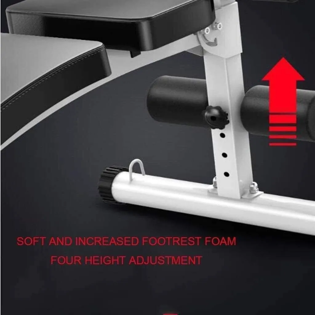 TEmkin Weights Bench Adjustable Weight Bench Dumbbell, Lifting Foldable Multiple Files to Adjust The Abdominal Plate Gym Equipment Dumbbell Bearing Capacity Home Equipment Supin
