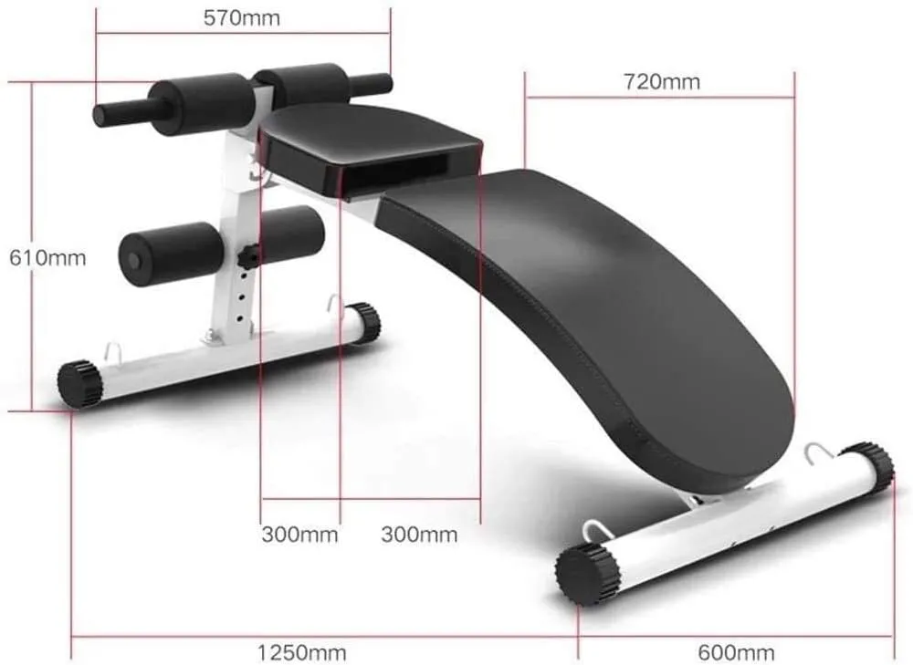 TEmkin Weights Bench Adjustable Weight Bench Dumbbell, Lifting Foldable Multiple Files to Adjust The Abdominal Plate Gym Equipment Dumbbell Bearing Capacity Home Equipment Supin